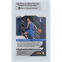 Jalen Brunson Dallas Mavericks Autographed 2018-19 Panini Prizm #250 Beckett Fanatics Witnessed Authenticated Rookie Card