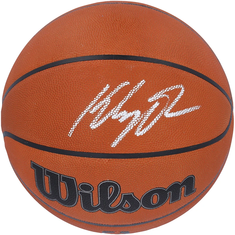 Ballon de basket officiel Wilson autographié par Klay Thompson des Dallas Mavericks