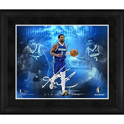 Collage encadré des stars du jeu de Kyrie Irving, Dallas Mavericks, 16" x 20"
