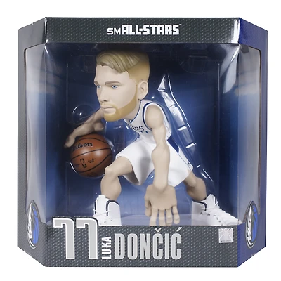 Figurine en vinyle blanc 12" Luka Dončić Dallas Mavericks smALL-STARS - Édition limitée à 500 exemplaires