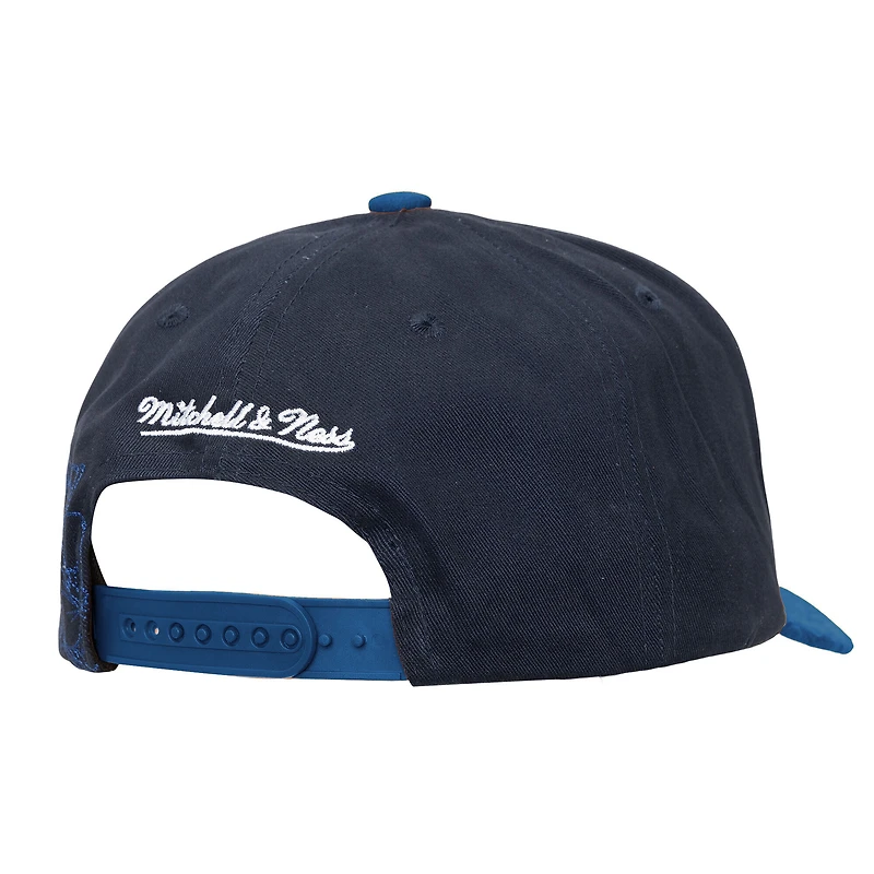 Casquette ajustable bleu marine/bleu Dallas Mavericks May Flowers pour homme Mitchell & Ness