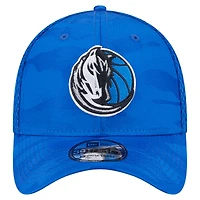 Men's New Era  Blue Dallas Mavericks Subtle Camo 39THIRTY Flex Hat