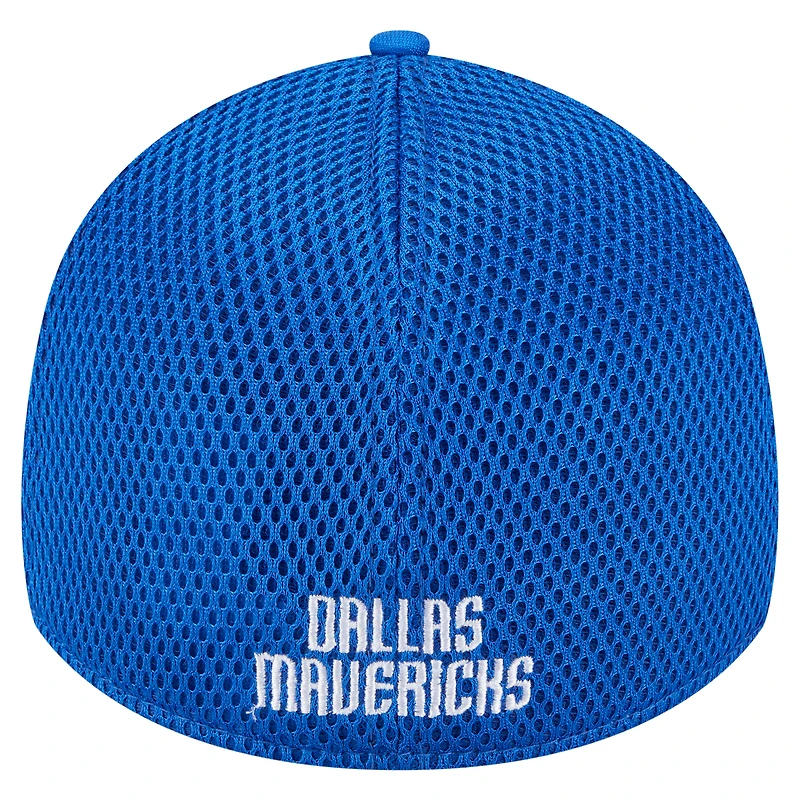 Men's New Era  Blue Dallas Mavericks Subtle Camo 39THIRTY Flex Hat