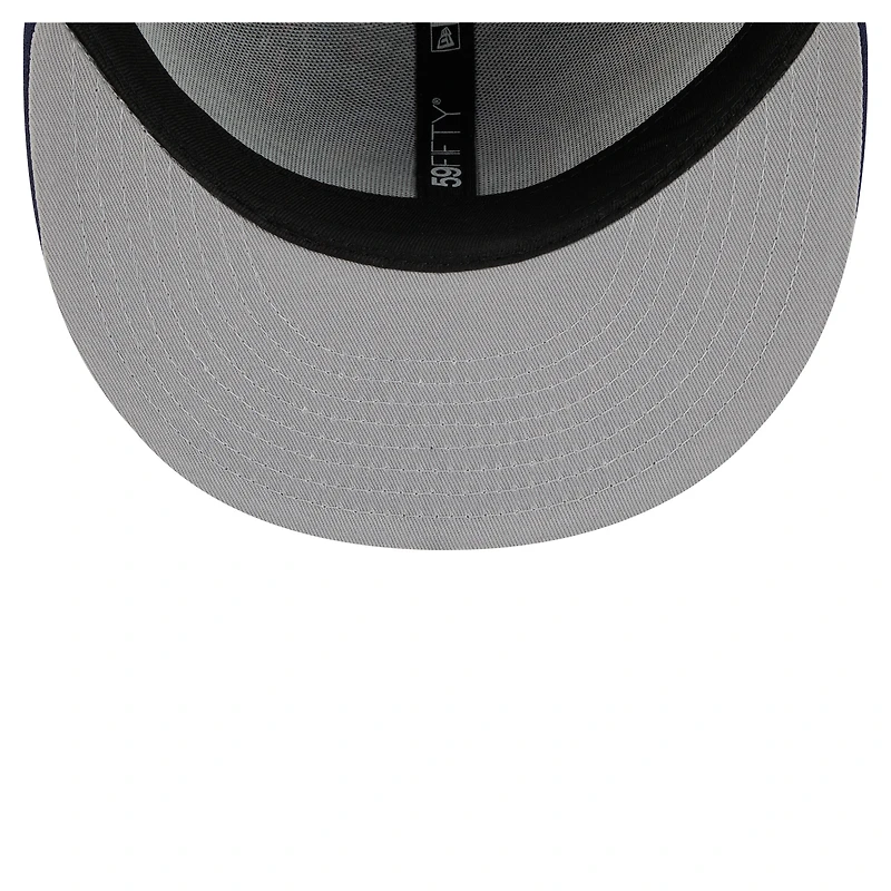 Men's New Era  Navy Dallas Mavericks Americana Fireworks 59FIFTY Fitted Hat