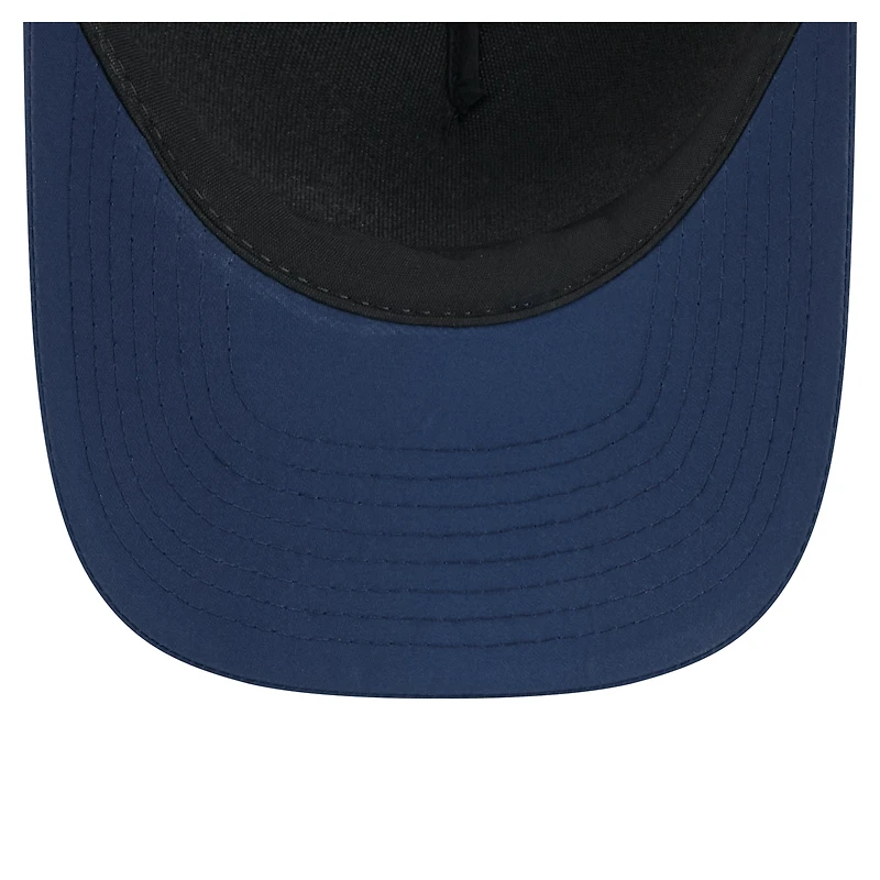 Men's New Era  Navy Dallas Mavericks Minimalist A-Frame 9FORTY Trucker Hat