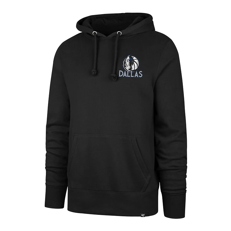 Men's '47 Black Dallas Mavericks 2025/26 City Edition Jab Step Headline Hoodie