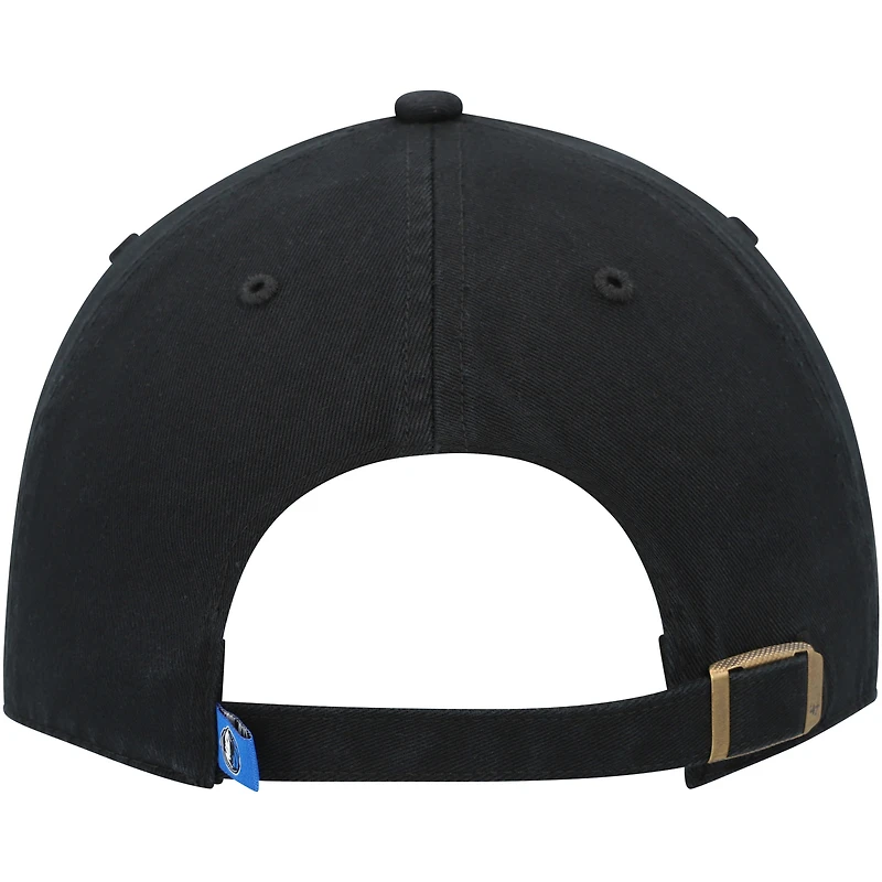 Men's '47 Navy Dallas Mavericks Core Logo Clean Up Adjustable Hat