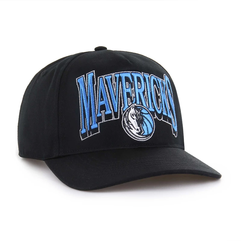 Casquette ajustable Dallas Mavericks noire « Every Time Past Champs » pour homme, modèle 1947