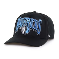 Casquette ajustable Dallas Mavericks noire « Every Time Past Champs » pour homme, modèle 1947