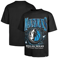 T-shirt noir pour homme « 47 Dallas Mavericks Past Champs Collection Flashbulb Foundation »