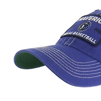 Casquette ajustable Dallas Mavericks Wabash Patch Clean Up bleu/beige pour homme '47