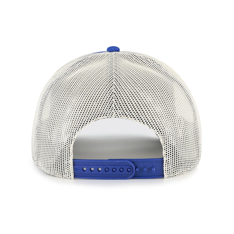 Casquette trucker Emmett en sergé épais bleu Dallas Mavericks « 47 » pour homme, ajustable.