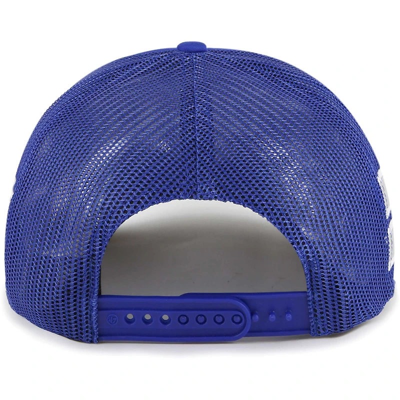 Men's '47 Blue Dallas Mavericks Sidebrand Stripes Trucker Adjustable Hat