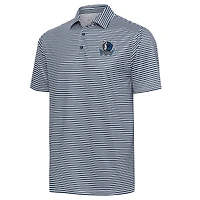 Polo bleu marine Antigua pour homme des Dallas Mavericks