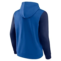 Sweat à capuche blocs de couleurs bleu Dallas Mavericks Outline pour homme
