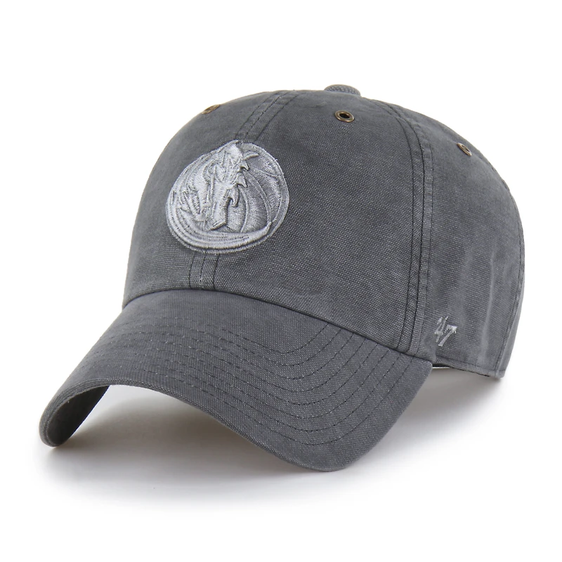 Men's Carhartt x '47 Charcoal Dallas Mavericks Clean Up Adjustable Hat