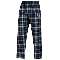 Pantalon de pyjama en flanelle à carreaux Ultimate Dallas Mavericks bleu marine/gris Concepts Sport pour homme