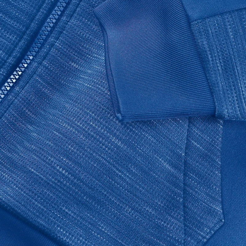 Men's Fanatics Blue Dallas Mavericks Back Door Cut Play Defender Full-Zip Hoodie