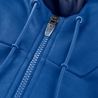 Men's Fanatics Blue Dallas Mavericks Back Door Cut Play Defender Full-Zip Hoodie