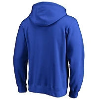 Sweat à capuche Fanatics Blue Dallas Mavericks pour homme, grandes tailles, logo principal