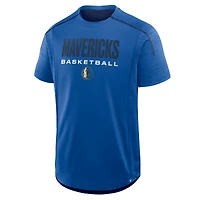 Men's Fanatics Blue Dallas Mavericks Inbound Pass Play Practice T-Shirt
