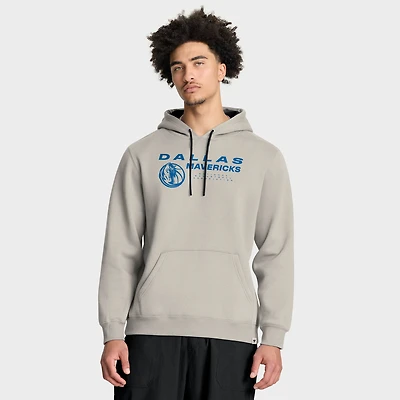 Sweat à capuche premium blanc cassé Dallas Mavericks Crossover Collection Blocked Shot pour homme Fanatics