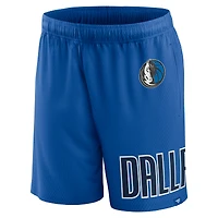Men's Fanatics Royal Dallas Mavericks Free Throw Mesh Shorts