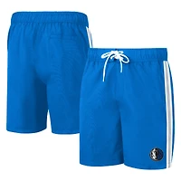 Men's G-III Sports by Carl Banks Blue Dallas Mavericks Sand Beach Volley Swim Shorts