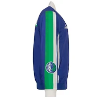 Men's JH Design Royal Dallas Mavericks 2022/23 City Edition Full-Zip Nylon Bomber Jacket