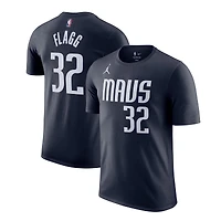T-shirt Jordan Brand Cooper Flagg bleu marine pour homme, Dallas Mavericks, choix de premier tour la draft NBA 2025, édition Statement, nom et numéro