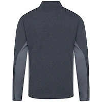 Men's Levelwear Dark Heather Gray Dallas Mavericks Waffle Insignia 2.0 Quarter-Zip Pullover