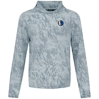 Sweat à capuche plateforme gris chiné pour homme Levelwear des Dallas Mavericks
