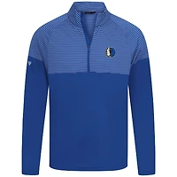 Haut à glissière quart de tour rayures classiques pour homme Levelwear Royal Dallas Mavericks