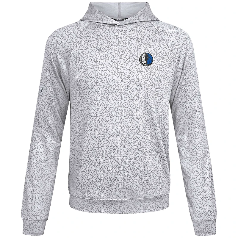 Sweat à capuche blanc Challenger Dallas Mavericks pour homme Levelwear
