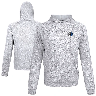 Sweat à capuche blanc Challenger Dallas Mavericks pour homme Levelwear