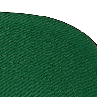 Casquette ajustable Mitchell & Ness noire Dallas Mavericks Busted Logo Wordmark Wrap Around Pro Pinch pour homme