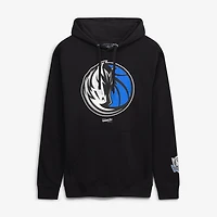 Sweat à capuche en polaire noir Mitchell & Ness Dallas Mavericks pour homme