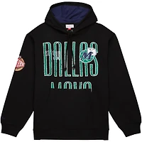 Men's Mitchell & Ness Black Dallas Mavericks Hardwood Classics OG 2.0 Pullover Hoodie