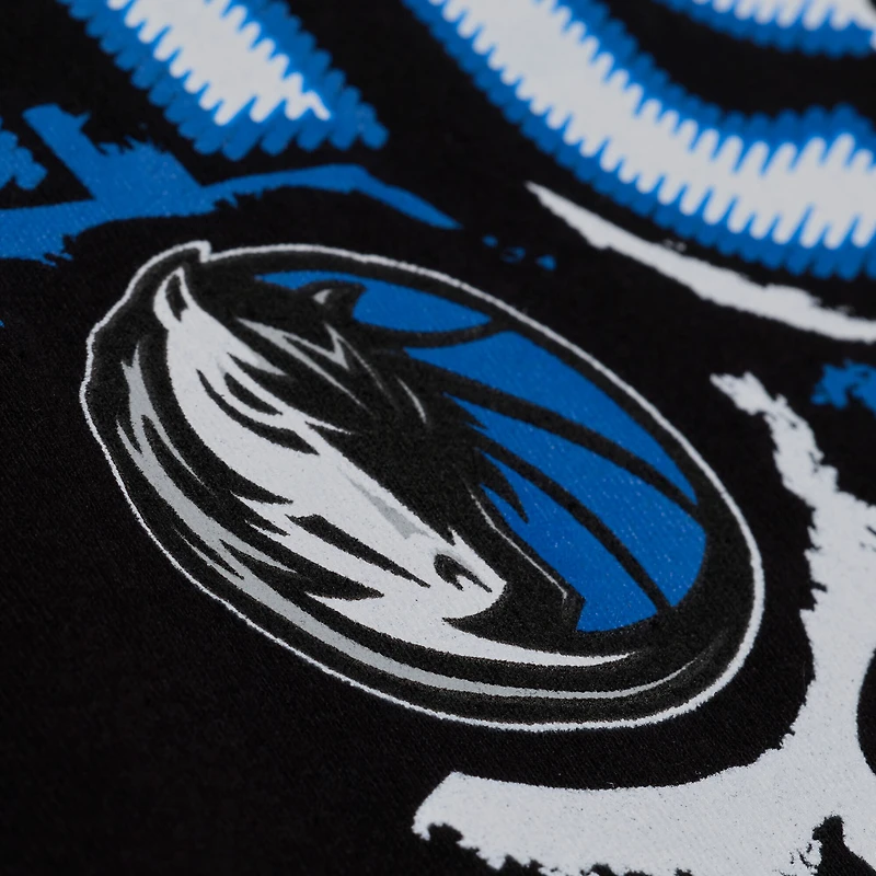 Men's Mitchell & Ness Cooper Flagg Black Dallas Mavericks Chalked Up T-Shirt