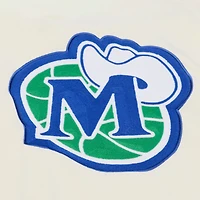 Sweat à capuche en polaire premium Mitchell & Ness crème Dallas Mavericks Hardwood Classics pour homme