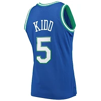 Maillot Swingman Mitchell & Ness Jason Kidd bleu Dallas Mavericks 1994/95 Hardwood Classics pour homme
