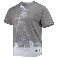 T-shirt Mitchell & Ness Michael Finley Heather Grey Dallas Mavericks Above The Rim pour hommes