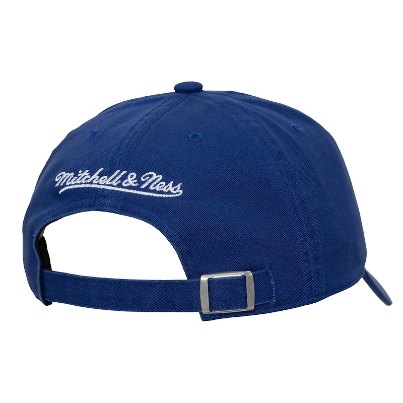 Casquette ajustable Mitchell & Ness Dallas Mavericks Hardwood Classics 1904 bleu marine pour homme