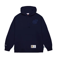 Men's Mitchell & Ness Navy Dallas Mavericks Hardwood Classics Tonal Pullover Hoodie