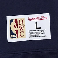 Men's Mitchell & Ness Navy Dallas Mavericks Hardwood Classics Tonal Pullover Hoodie