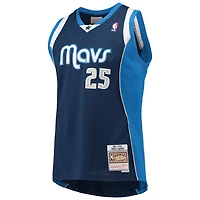 Maillot Swingman Mitchell & Ness Vince Carter pour hommes, bleu marine, Dallas Mavericks 2011/12 Hardwood Classics