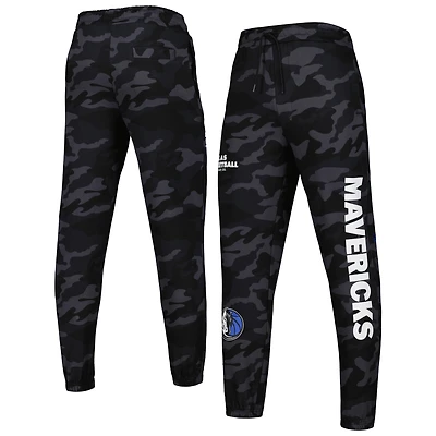 Pantalon de jogging Tonal Dallas Mavericks New Era pour homme, noir/camouflage