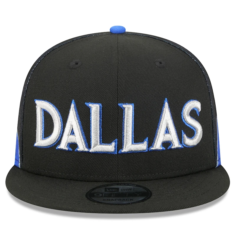 Men's New Era Black Dallas Mavericks 2025/26 City Edition 9FIFTY Snapback Hat