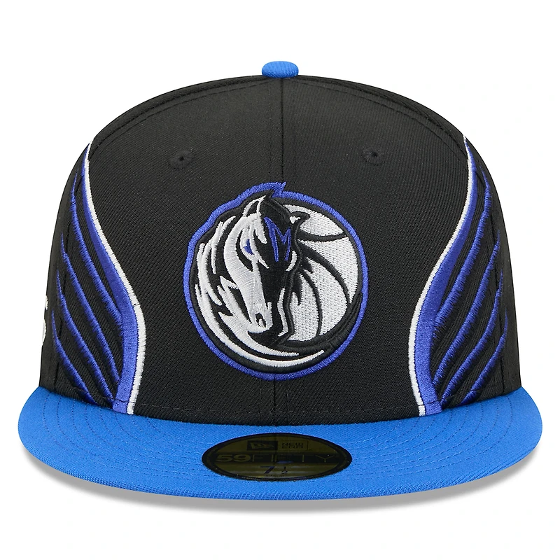 Men's New Era Black Dallas Mavericks 2025/26 City Edition Alternate 59FIFTY Fitted Hat