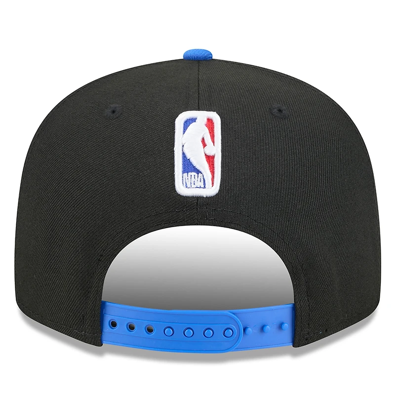 Men's New Era Black Dallas Mavericks 2025/26 City Edition Alternate 9FIFTY Snapback Hat